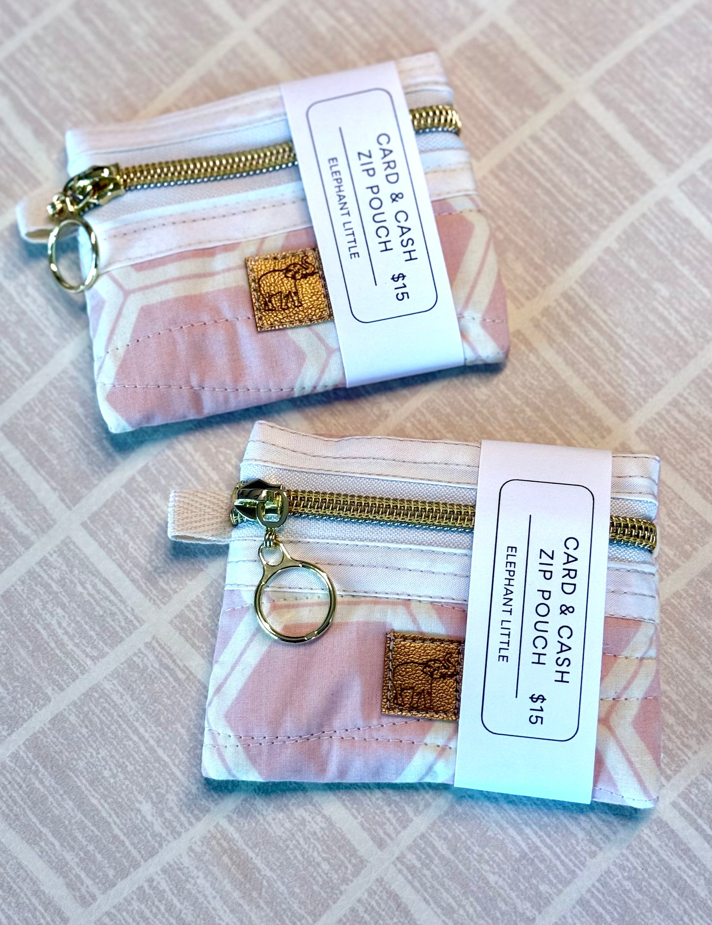 Card & Cash Zip Pouch