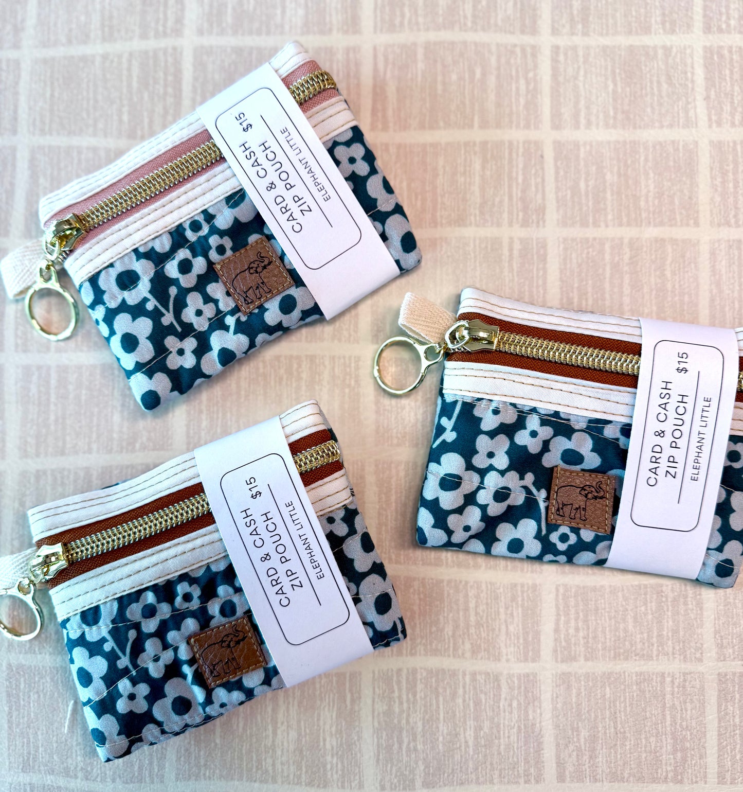 Card & Cash Zip Pouch