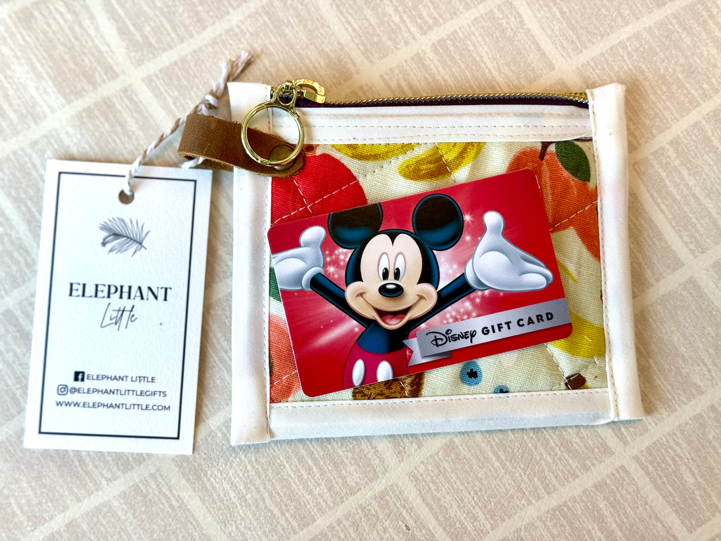 Card and Cash Zip Pouch