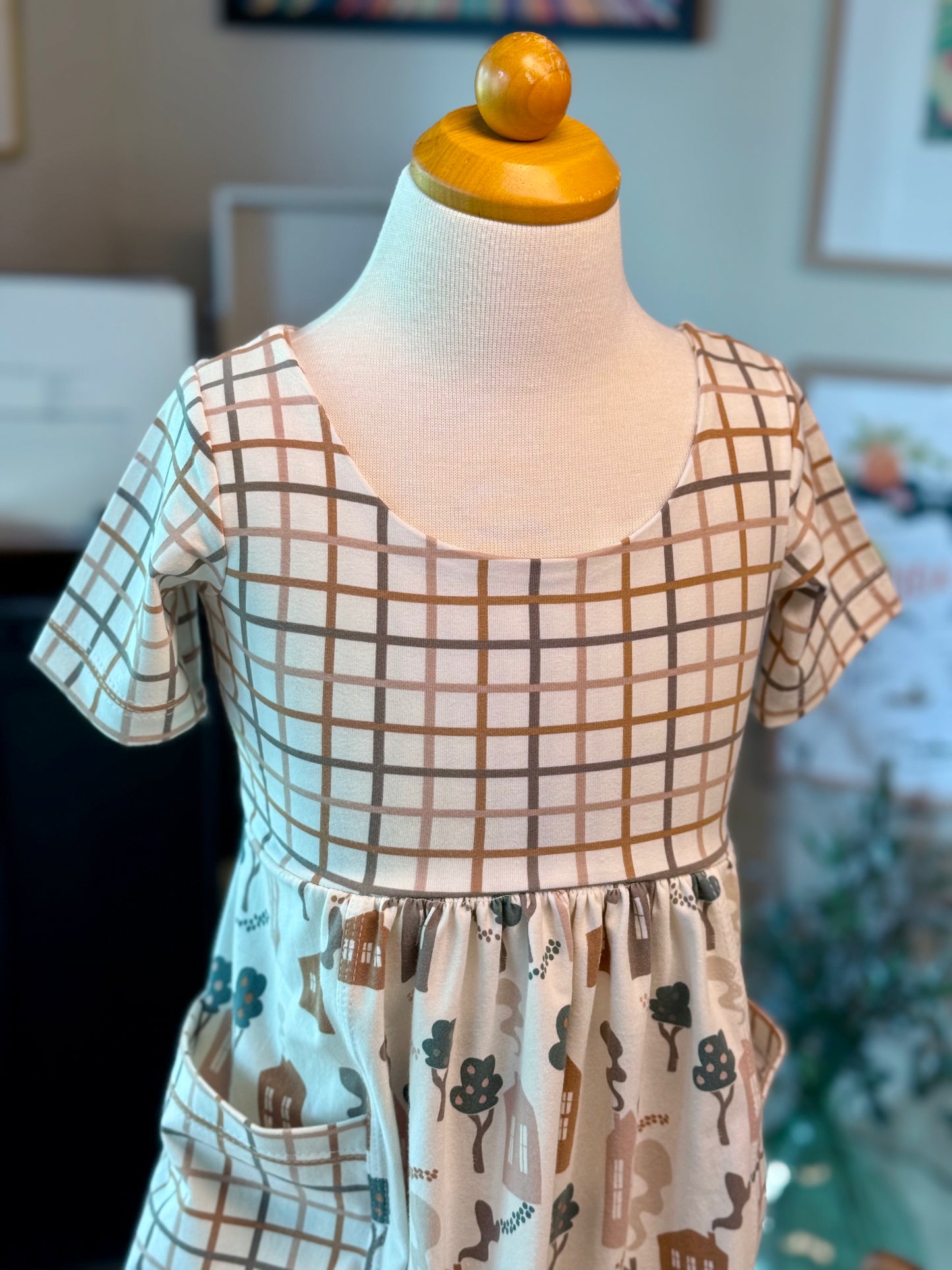 Neighborhood Gathered Pocket Dress
