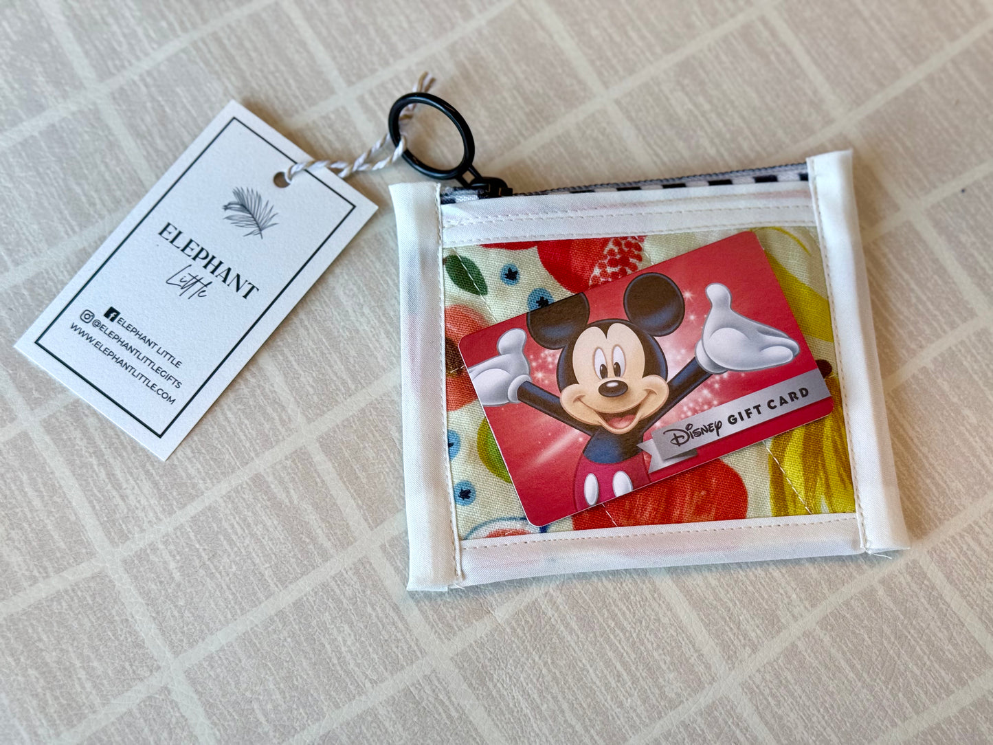 Card and Cash Zip Pouch