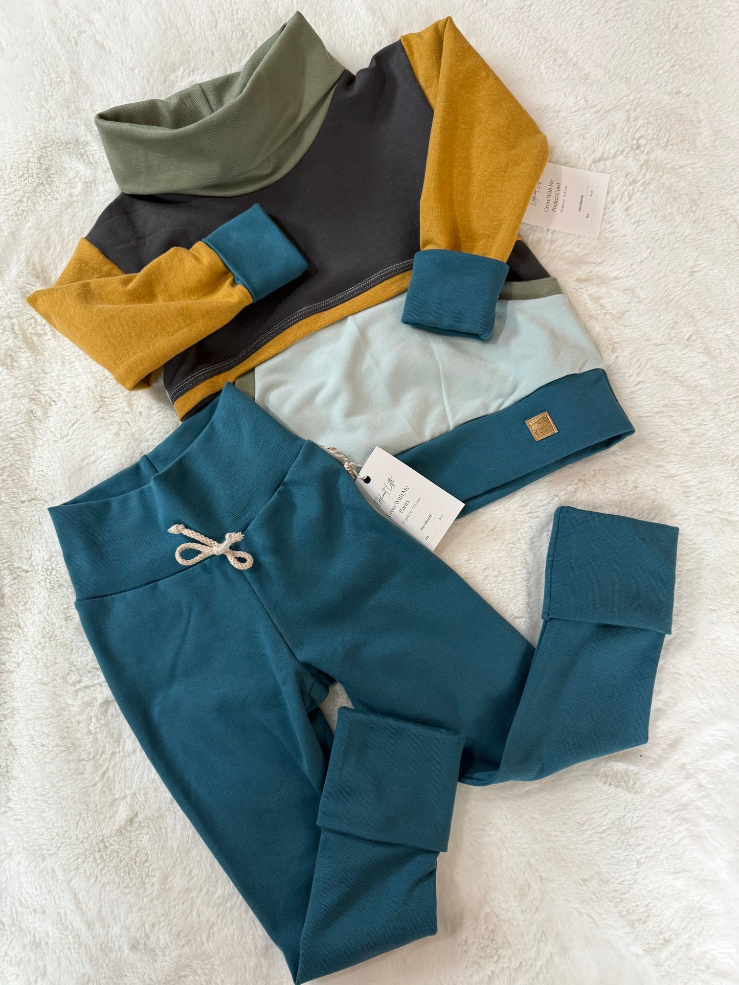 Grow With Me Pocket Cowl Sweater