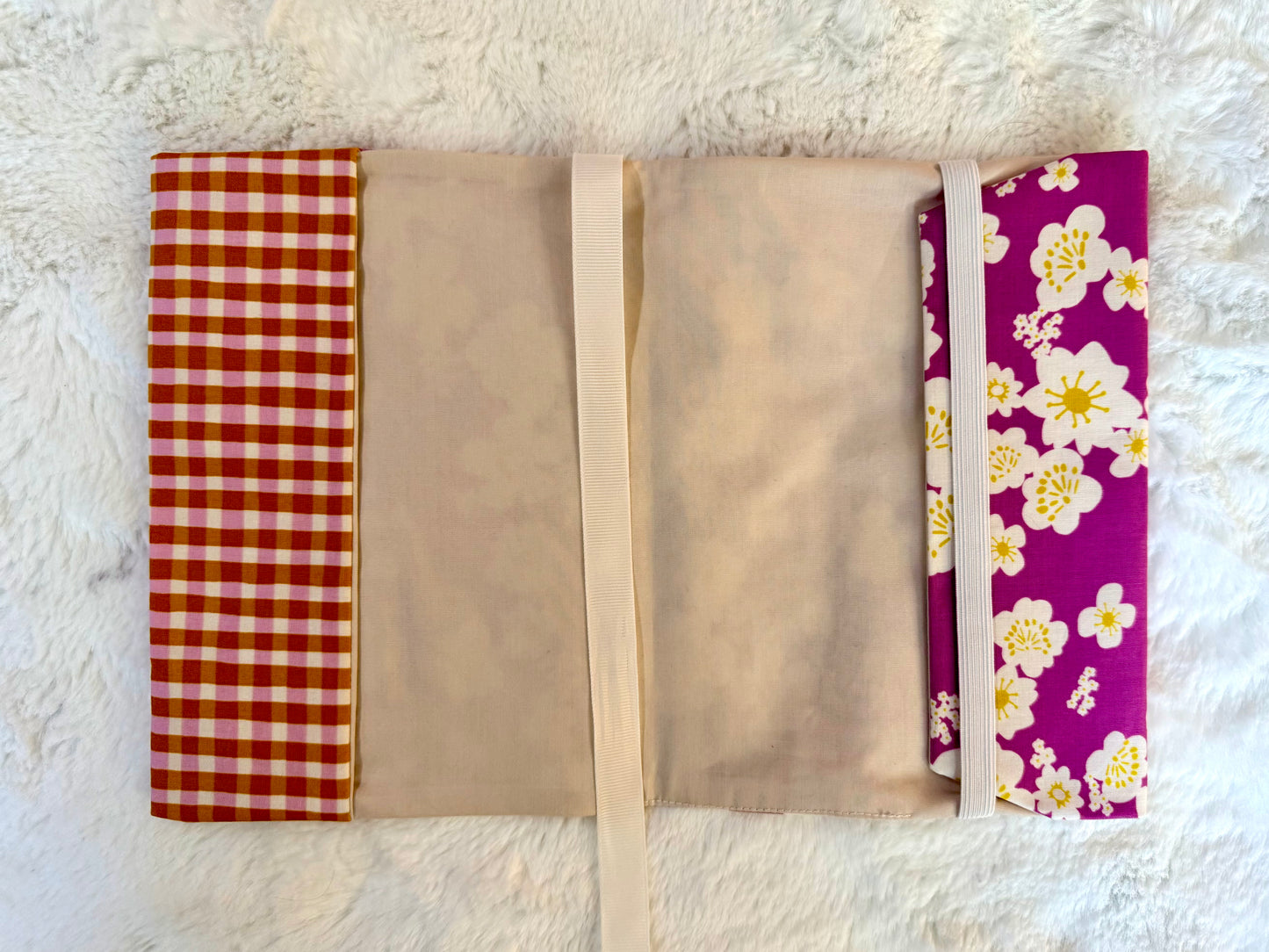 Adjustable 8” Fabric Book Cover