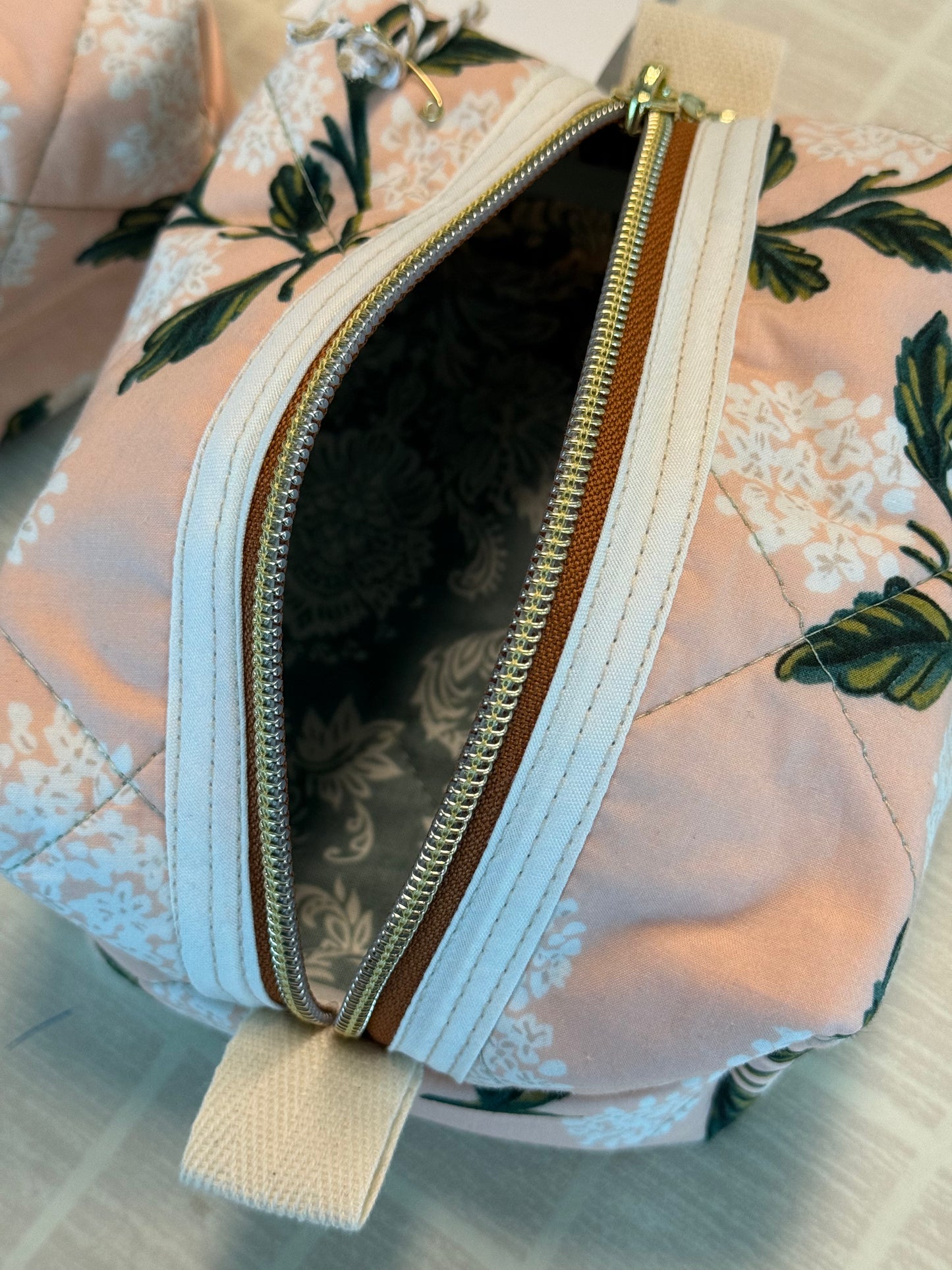 Hydrangea Catch-All Pouch