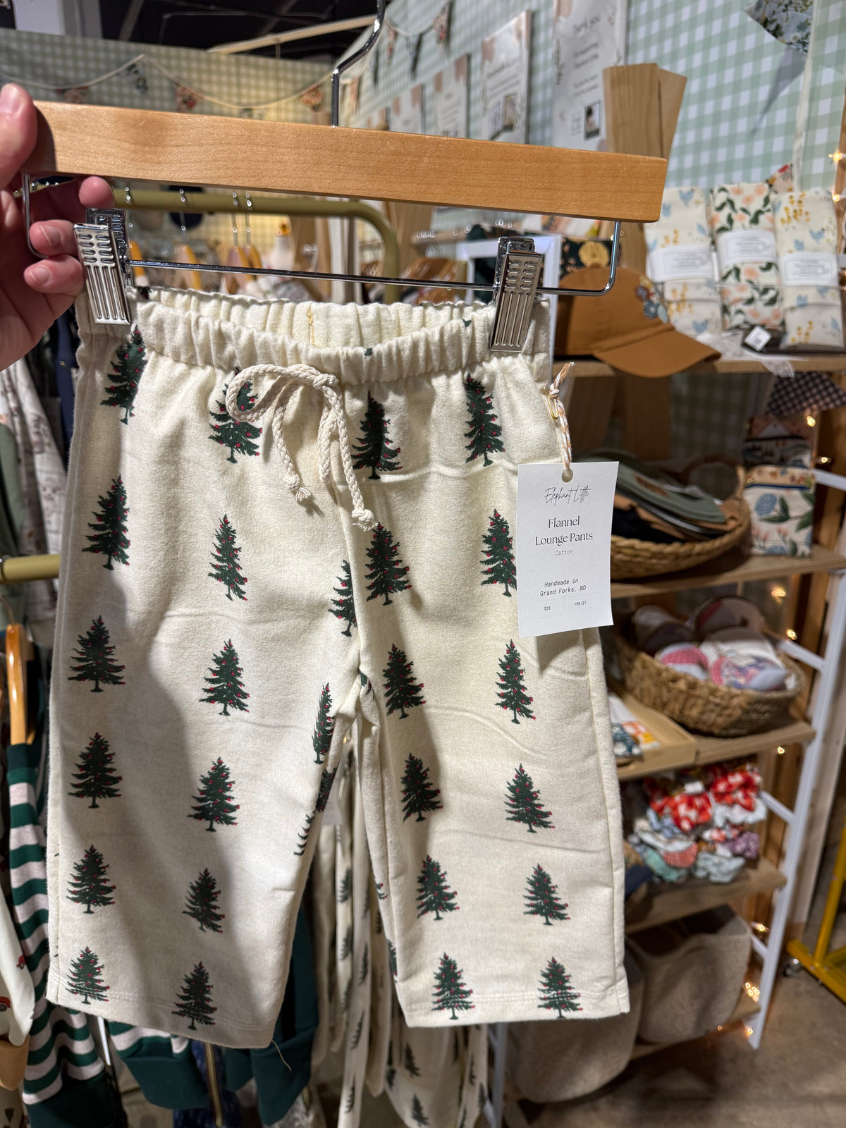 Christmas Tree Flannel Lounge Pants