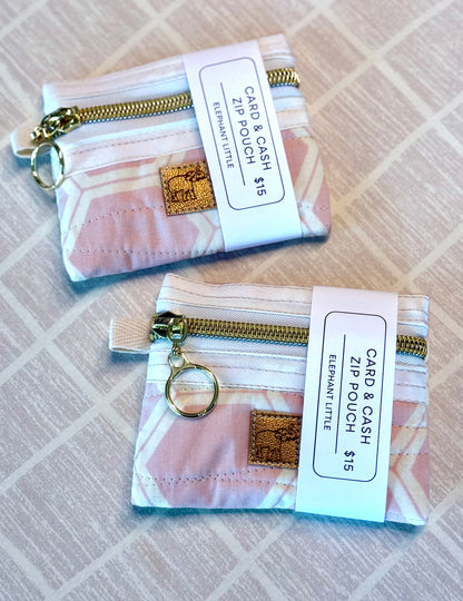 Card & Cash Zip Pouch