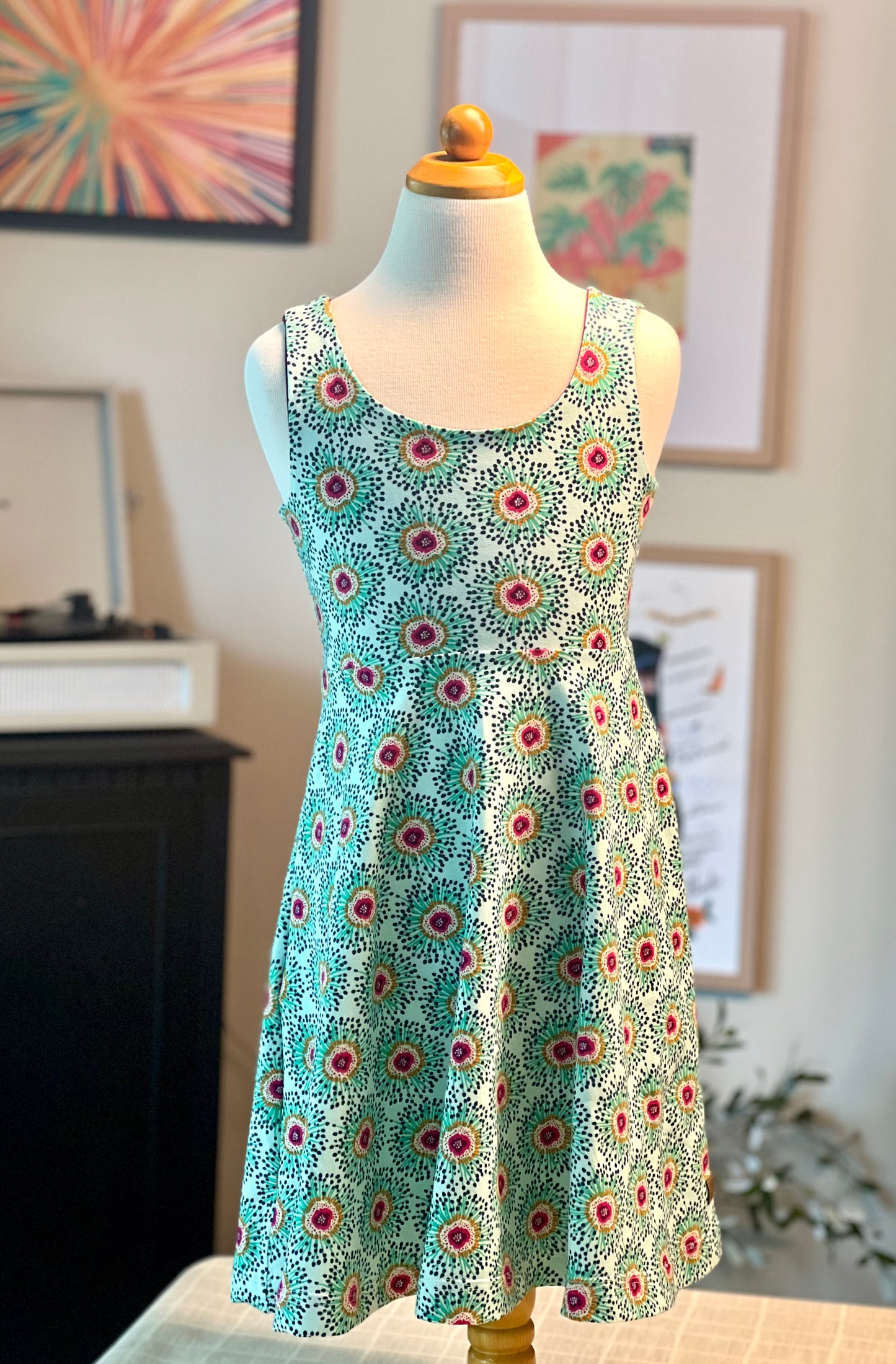 Green Floral GWM Dress