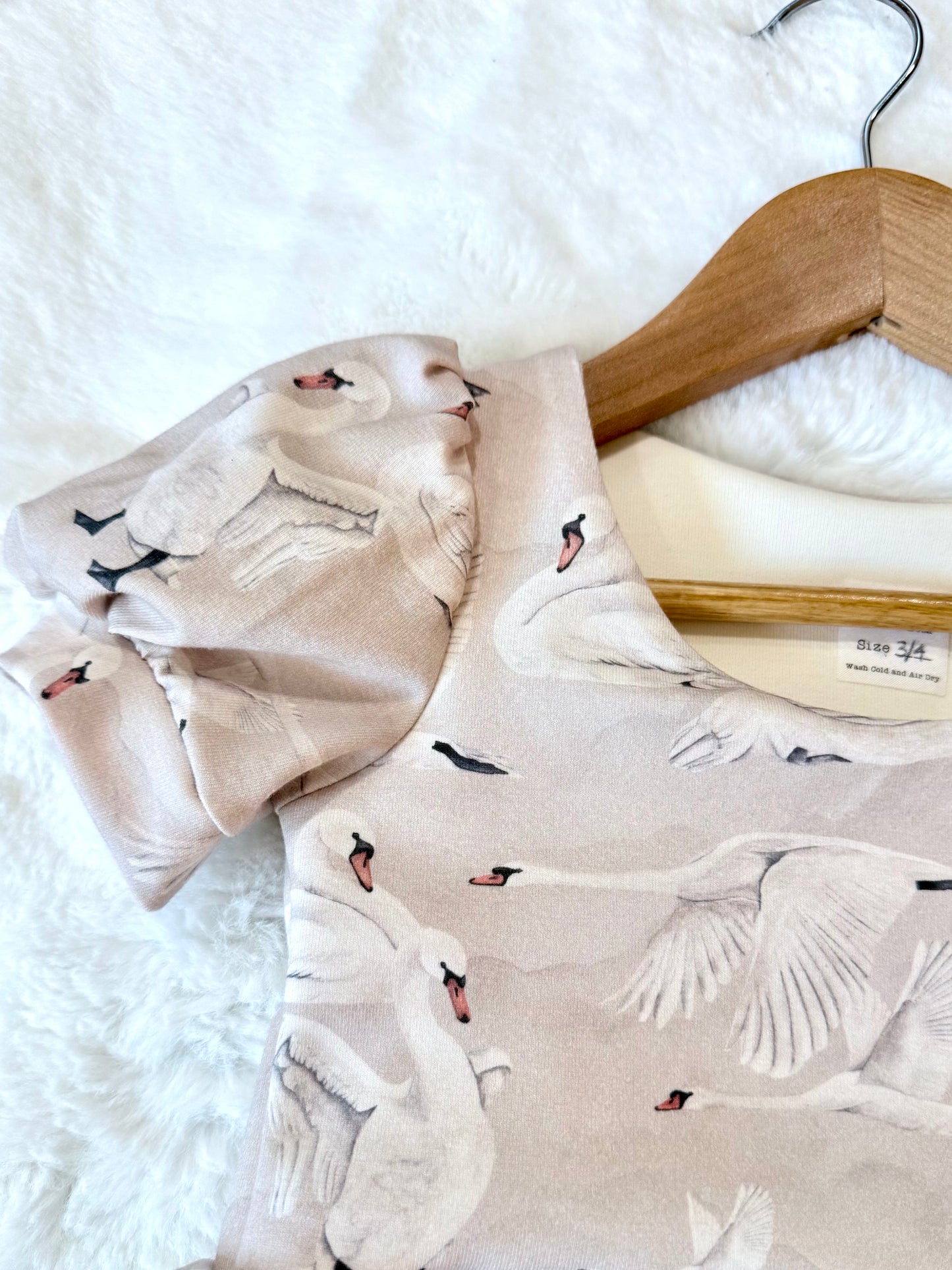 Puff Sleeve Goose Dress
