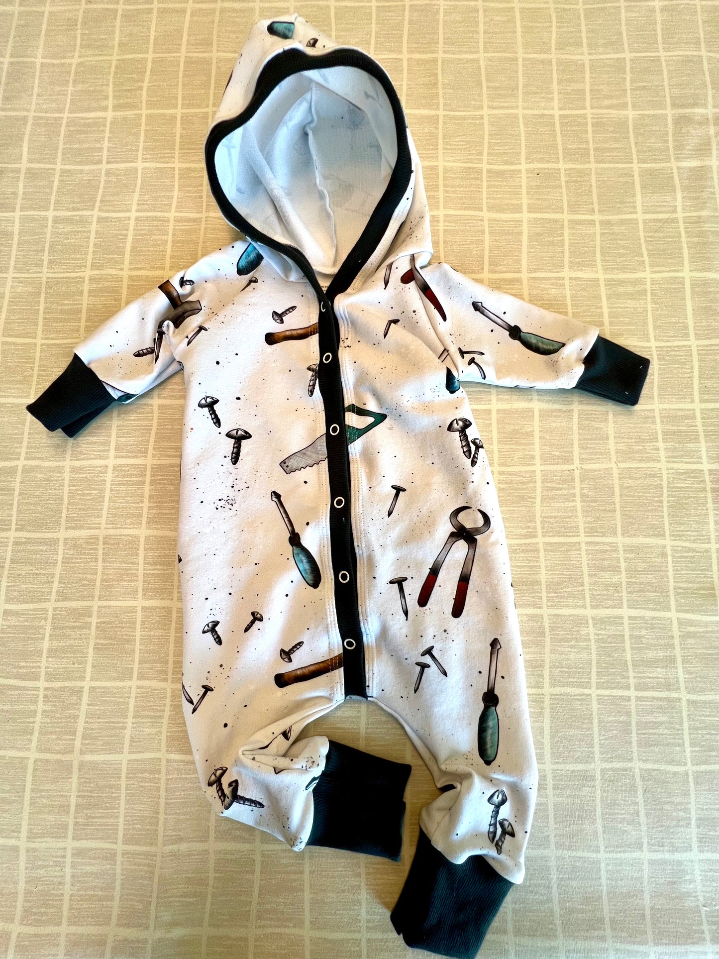 Hooded Baby Romper