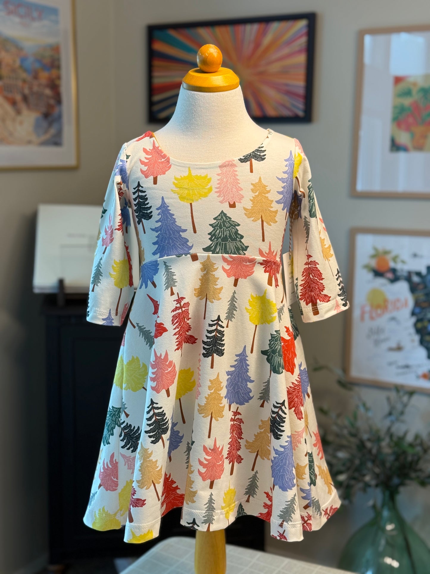 Vintage Ceramic Tree Dress