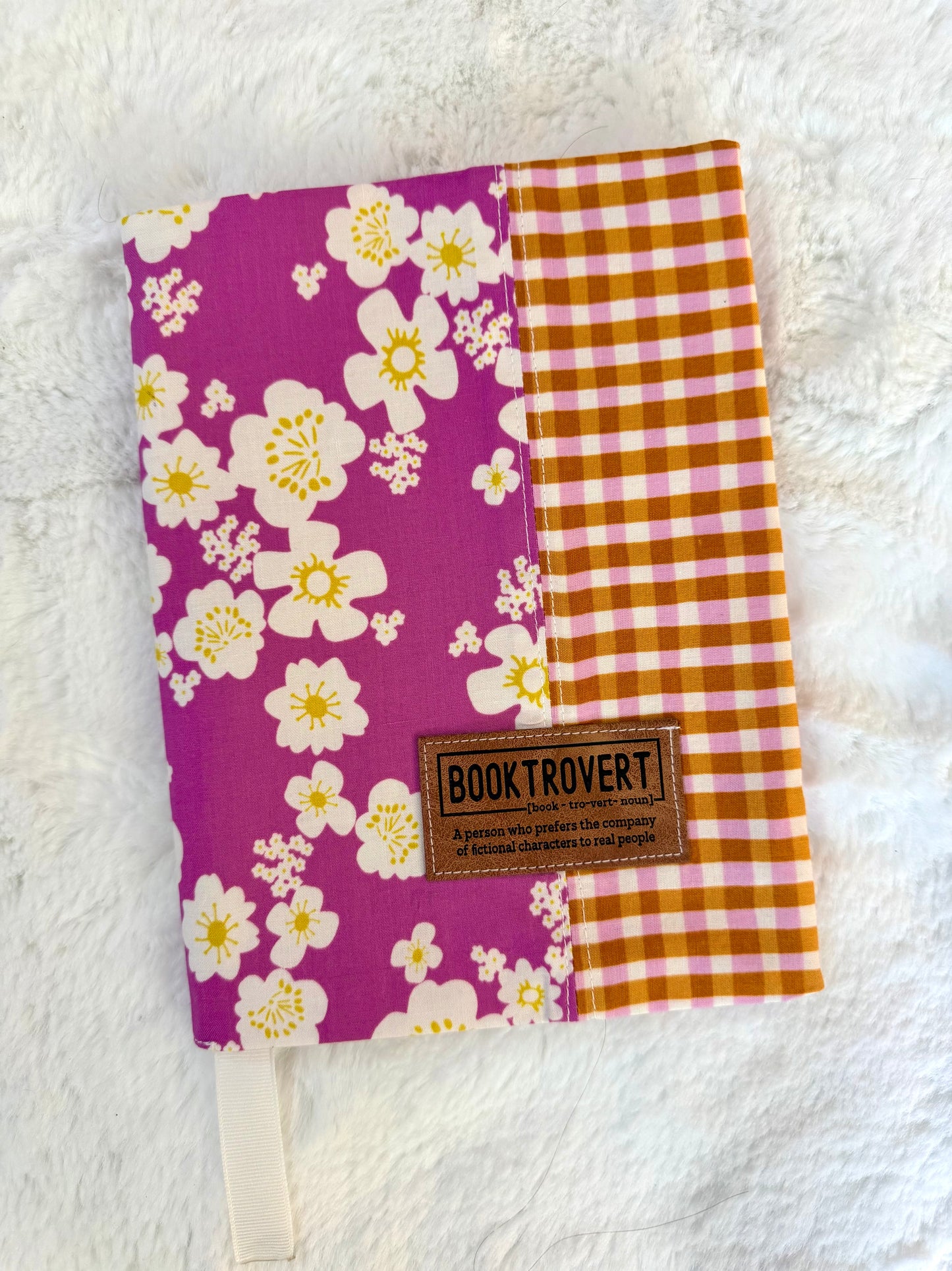 Adjustable 8” Fabric Book Cover