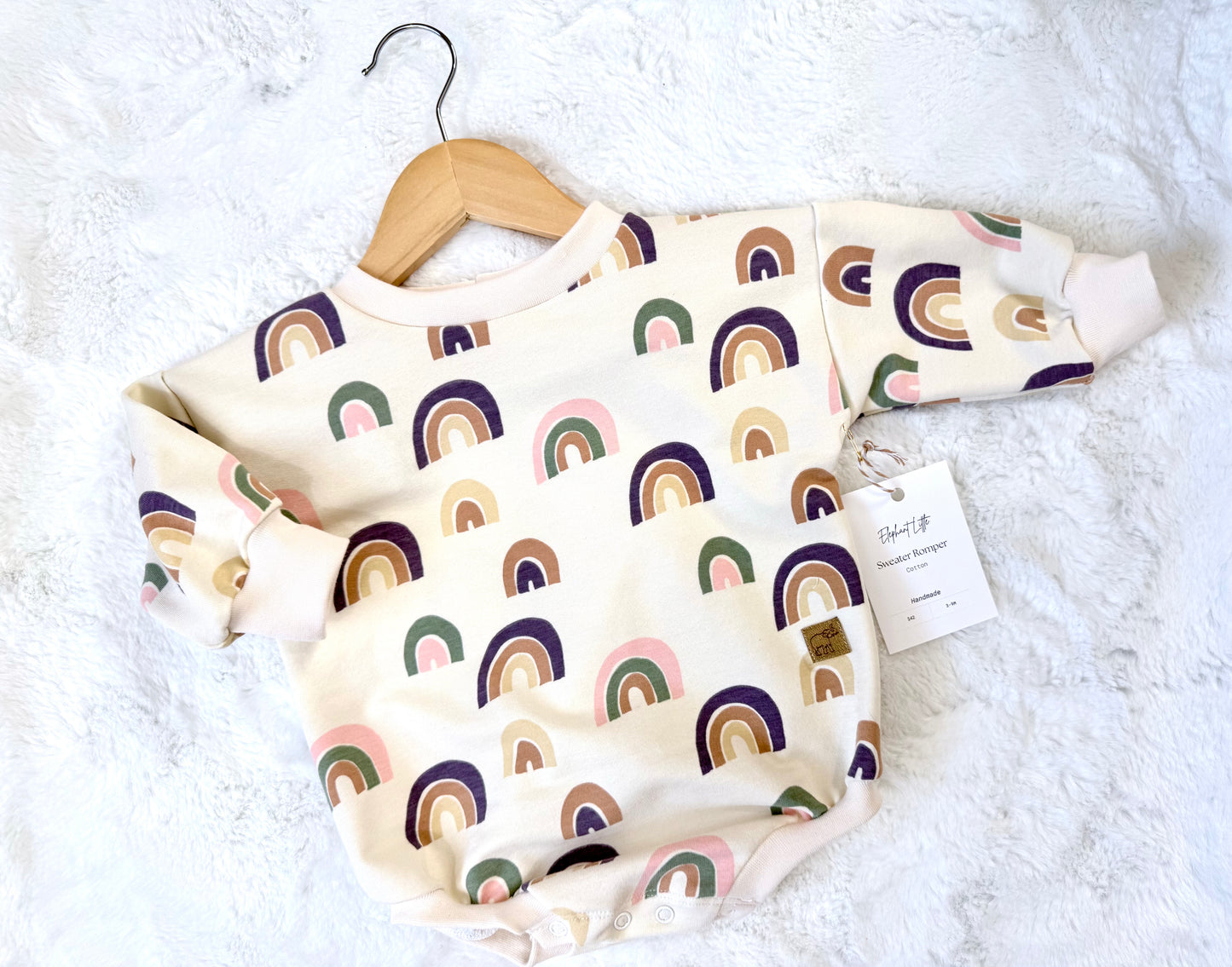 Rainbow Bubble Romper