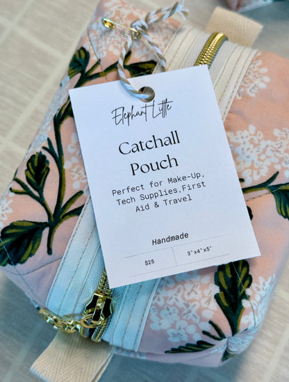 Hydrangea Catch-All Pouch