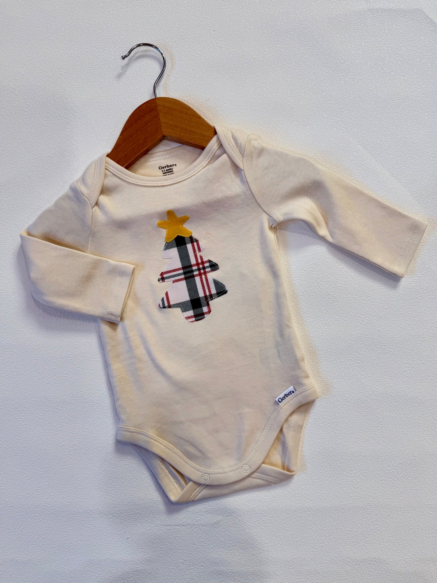 Christmas Tree Appliqué Onesie