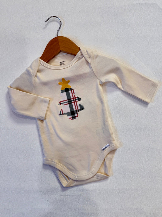 Christmas Tree Appliqué Onesie