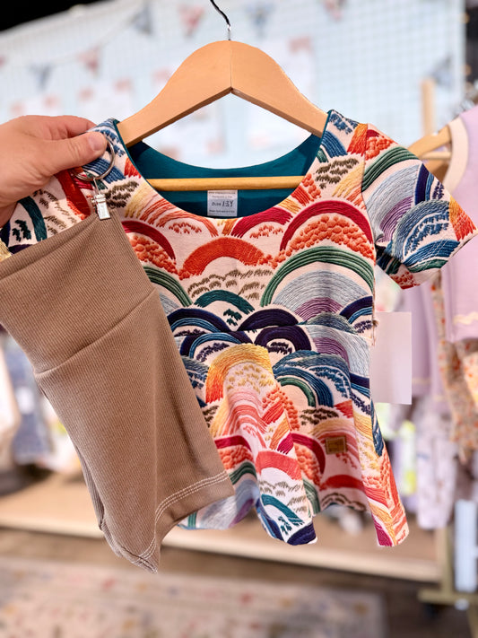 Rainbow GWM Twirl Tunic Set