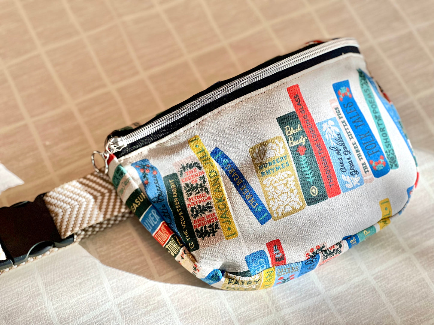 Book Lover Adult Belt Bag