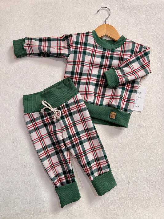 Holiday Plaid Lounge Set