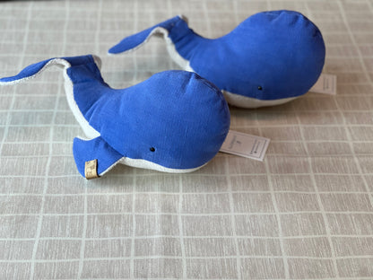Small blue corduroy whale