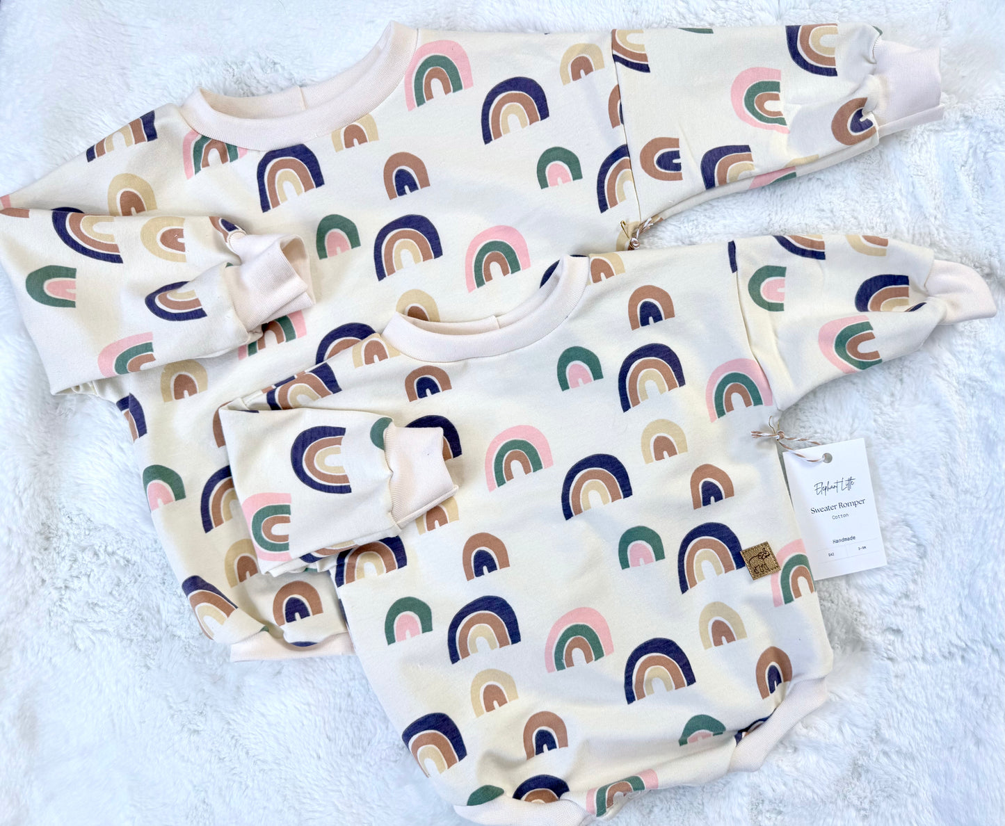 Rainbow Bubble Romper