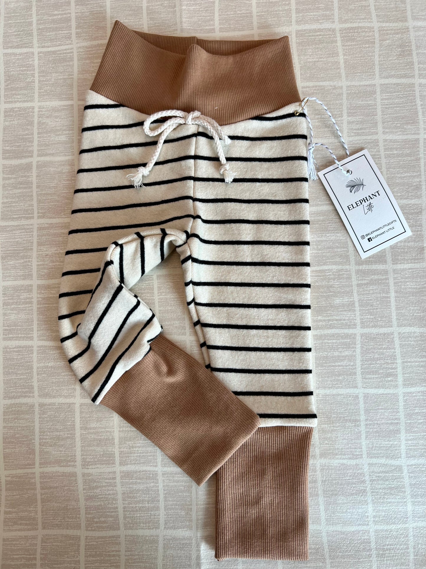 Striped French Terry GWM Pants