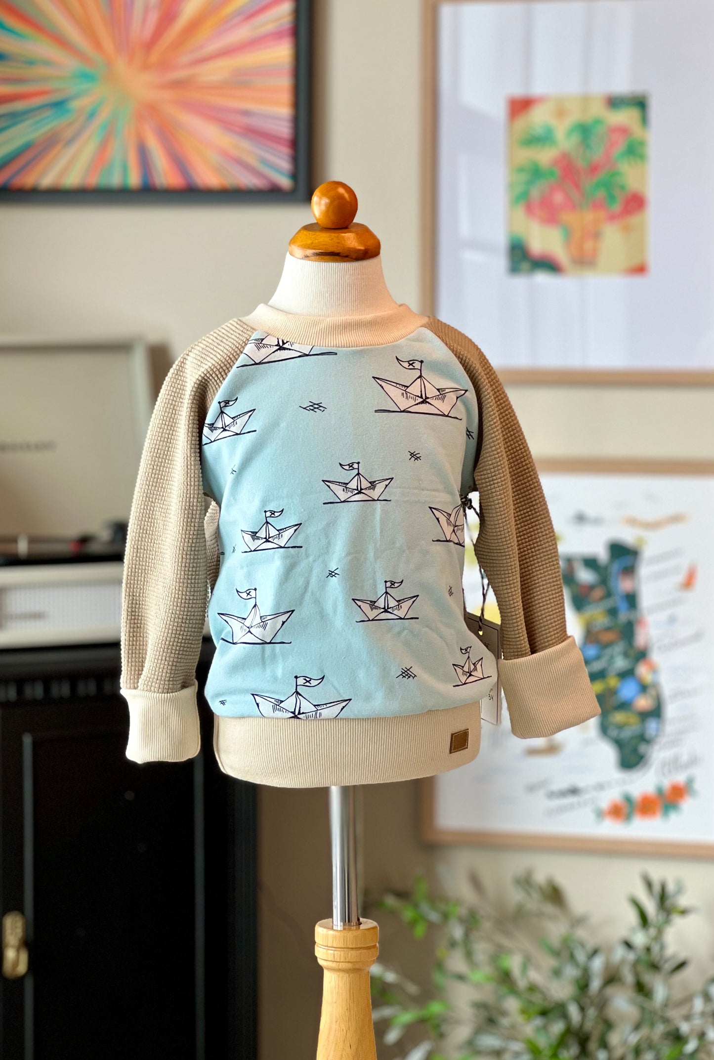 Paper Sailboat Pullover