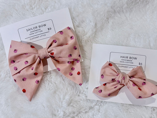 Strawberry Bows