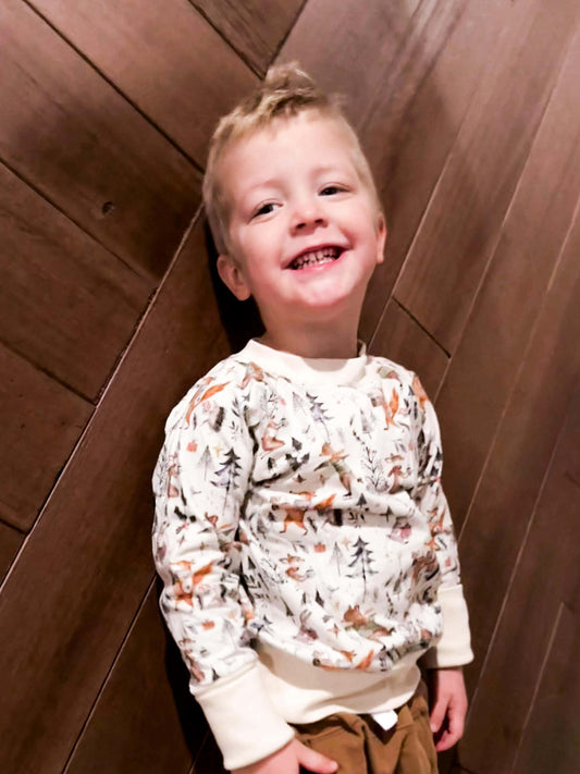 6-9Y GWM Winter Animals Pullover