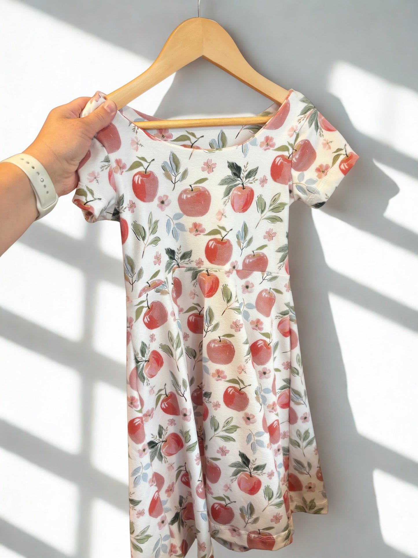 Apple Grow With Me Cap Sleeve Dress